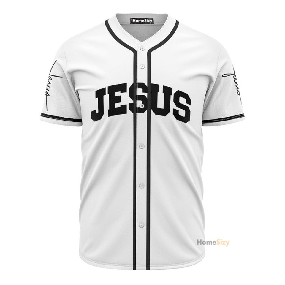Custom Name Number Jesus Christian Baseball Jersey S-5XL