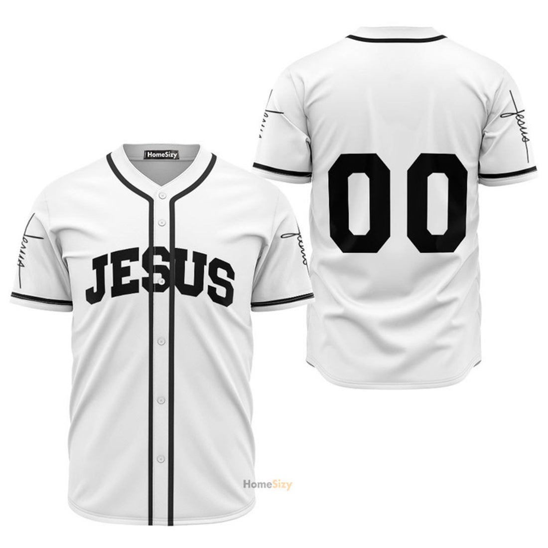 Custom Name Number Jesus Christian Baseball Jersey S-5XL