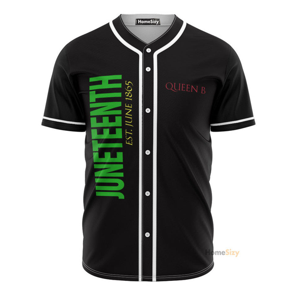 Freedom African Juneteenth Since 1865 Baseball Jersey S-5XL