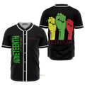 Freedom African Juneteenth Since 1865 Baseball Jersey S-5XL