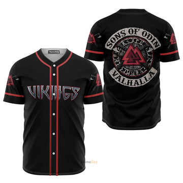 Sons Of Odin Viking Baseball Jersey S-5XL