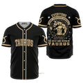 Born Taurus Everyone Created Equal Baseball Tee Baseball Jersey S-5XL