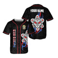 Personalized Puerto Rico Puerto Rican Flag Sun Symbol Black Baseball Jersey S-5XL