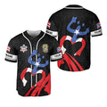 Personalized Puerto Rico Puerto Rican Flag Frog Symbol Black Baseball Jersey S-5XL