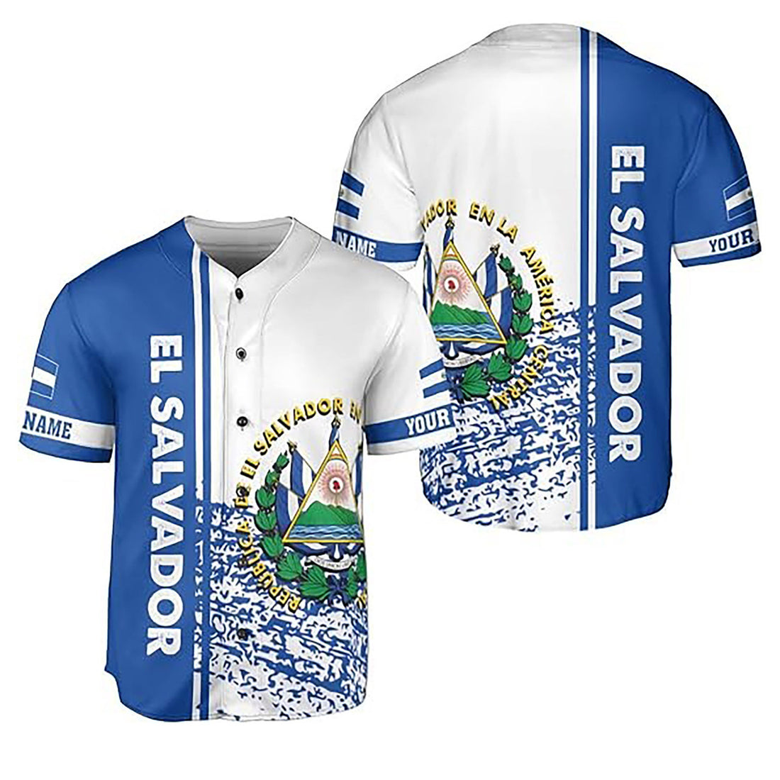 Custom El Salvador Baseball Jersey S-5XL