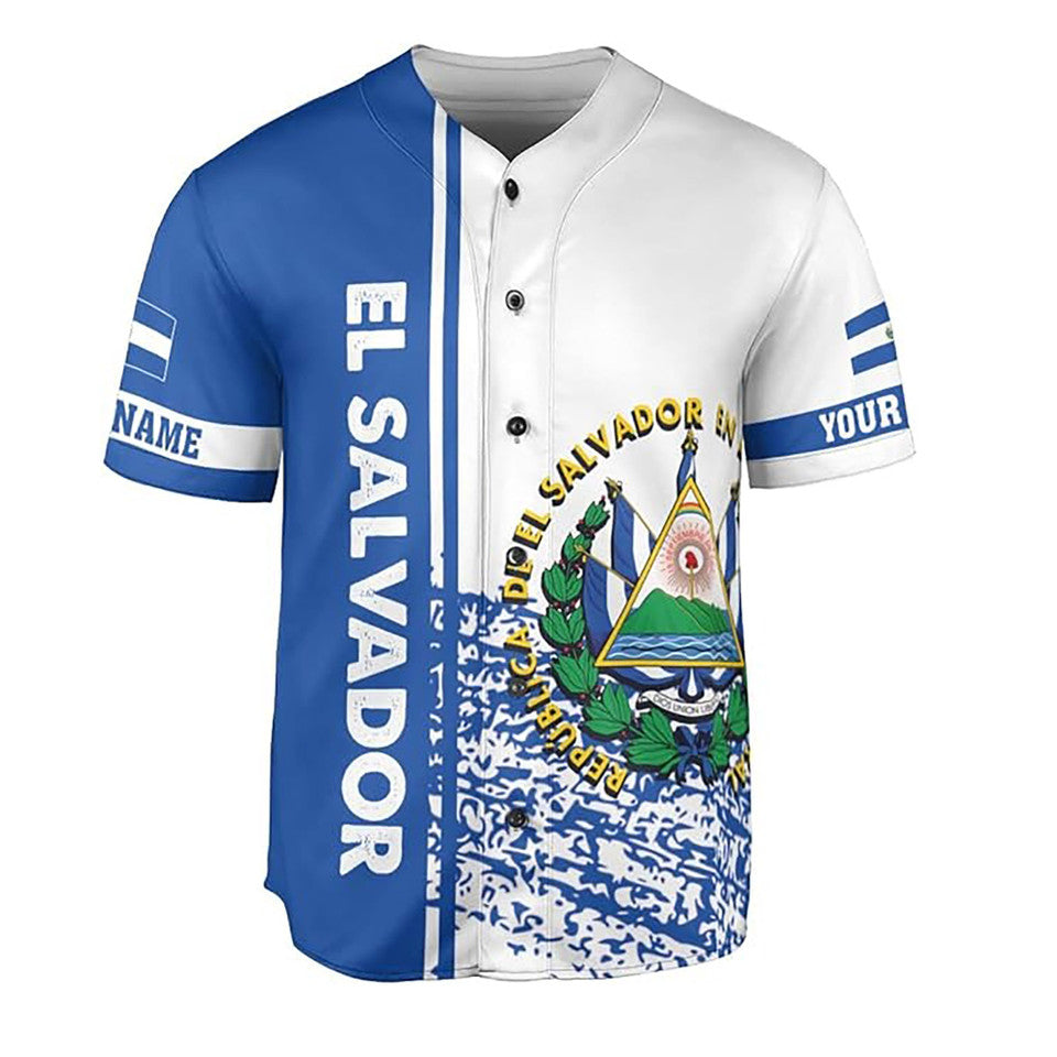 Custom El Salvador Baseball Jersey S-5XL