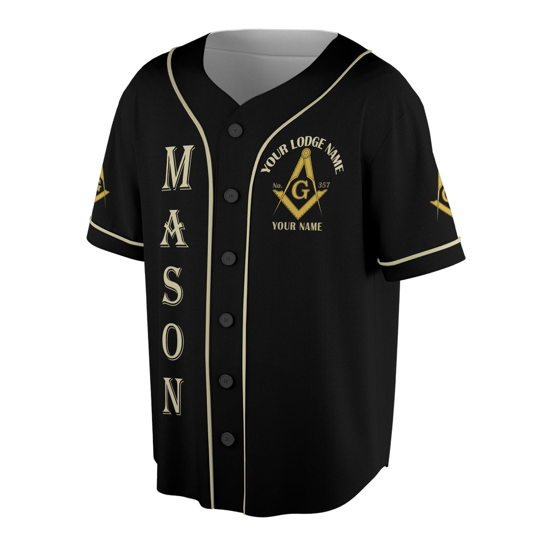 Masonic Beware Of The Goat Funny Freemason Baseball Jersey S-5XL
