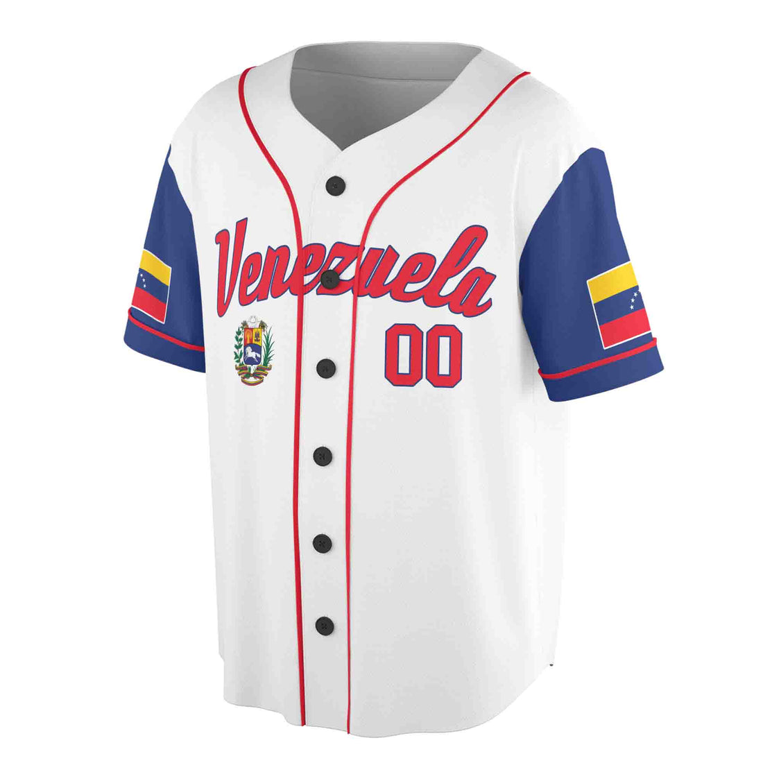 Personalized Name Number Venezuela Coat of Arms Baseball Jersey S-5XL