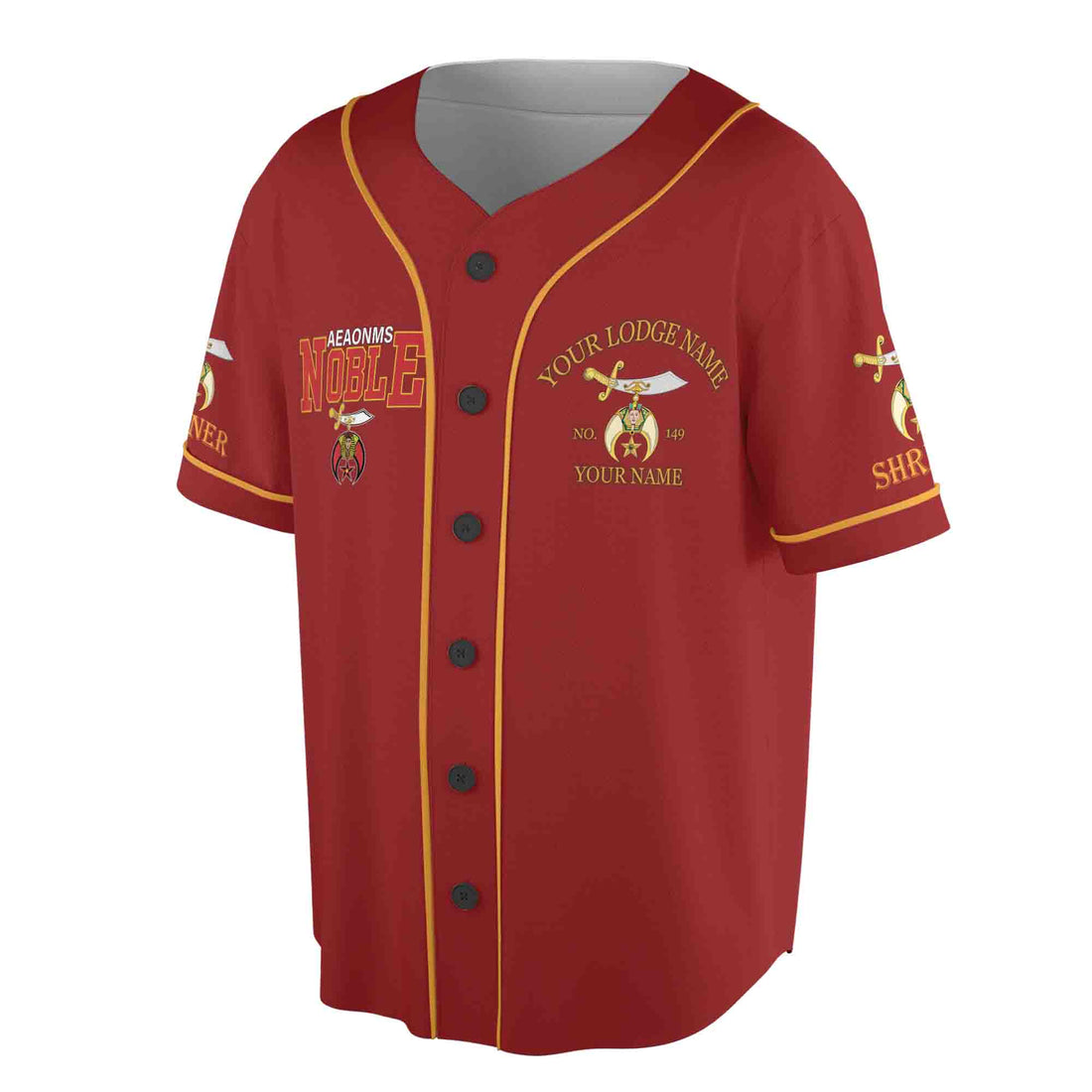 Personalized Customized Proud To Be Shriners 3D Baseball Jersey Size S-5XL