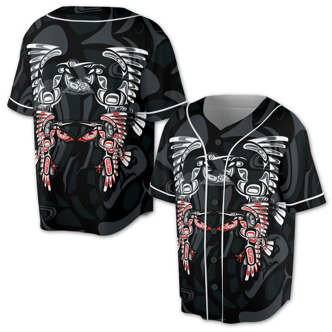 Art Spirit Pelican Haida North Coast Baseball Jersey S-5XL