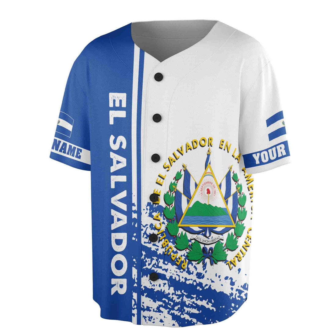 Personalized Name El Salvador Baseball Jersey Shirt S-5XL