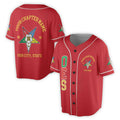 Custom Name Order of the Eastern Star OES Pentagon Down AF&AM Unisex Baseball Jersey S-5XL
