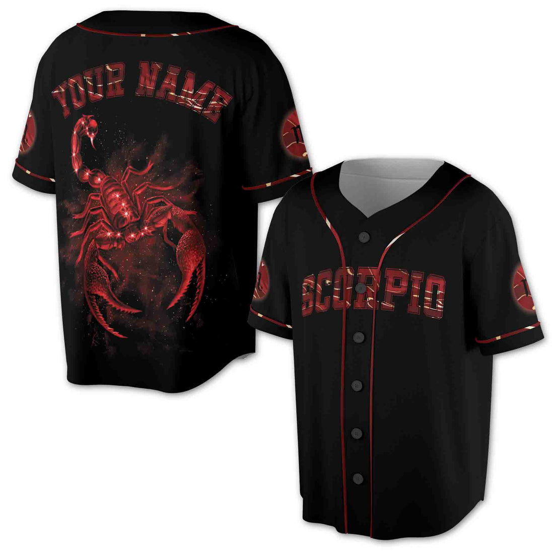 Scorpio Baseball Jersey S-5XL, Scorpion Horoscope Gift Idea, Birthday Gift Baseball Jersey S-5XL