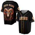 Aries Baseball Jersey S-5XL, Aries Horoscope Gift Idea, Birthday Gift Baseball Jersey S-5XL