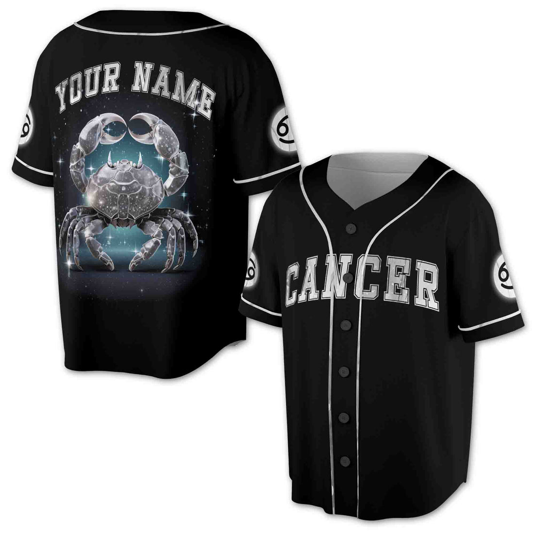 Cancer Horoscope Gift Idea, Birthday Gift Baseball Jersey S-5XL