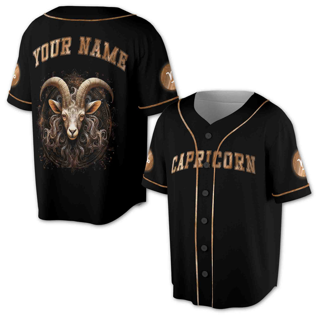 Custom Capricorn , Capricorn Horoscope Gift Idea, Birthday Gift Baseball Jersey S-5XL