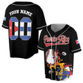 Custom Name Number Baseball Puerto Rico Puerto Rican Flag Baseball Jersey S-5XL