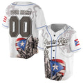 Customize Name Number Frog Puerto Rico Puerto Rican Flag Boricua Spirit Baseball Jersey S-5XL