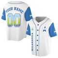 Personalize Name Number Nicaragua Flag Coat Of Arms Baseball Jersey S-5XL