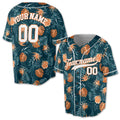Personalized Relax Pattern With Leaf and Floral Baseball Jersey S-5XL