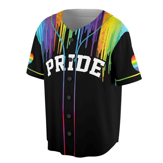 Love Is Love Proud Pride Baseball Jersey S-5XL