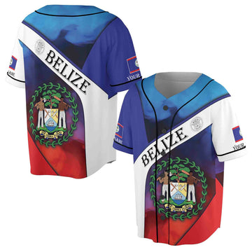 Custom Name Belize Sub Umbra Floreo Baseball Jersey S-5XL