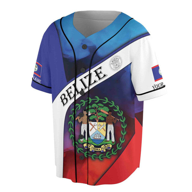 Custom Name Belize Sub Umbra Floreo Baseball Jersey S-5XL
