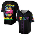 LGBT Pride I Licked it So It's Mine Pride Month 3D All Over Print Baseball Jersey S-5XL