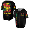 Custom Name Juneteenth Flag Independence Day 1865 Black History Baseball Jersey S-5XL