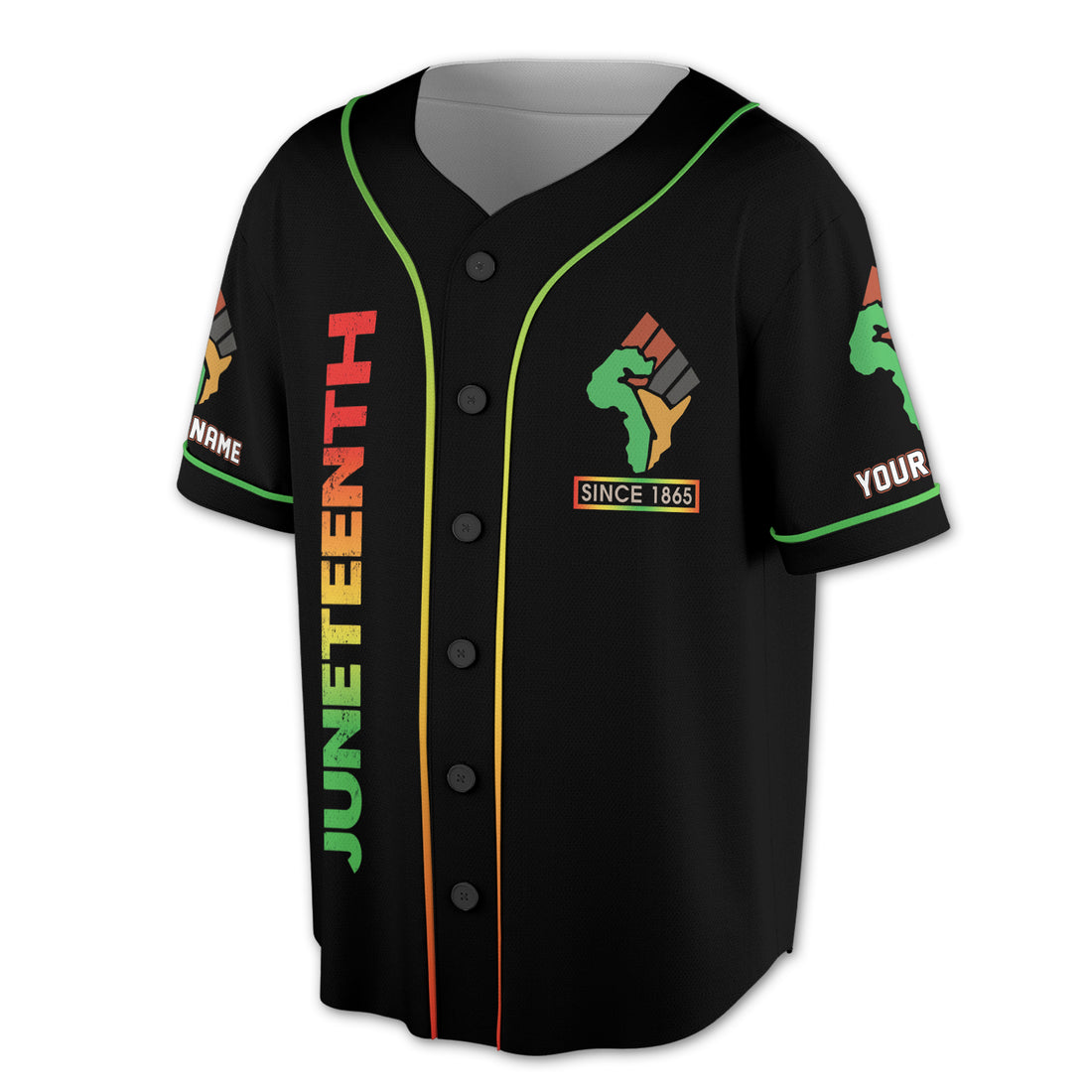 I AM Black Woman Juneteenth Since 1865 Powerful Magic 3D Baseball Jersey Size S-5XL