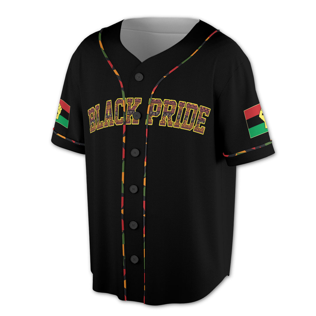 Black Pride Juneteenth Black Power American Baseball Jersey Shirt Size S-5XL