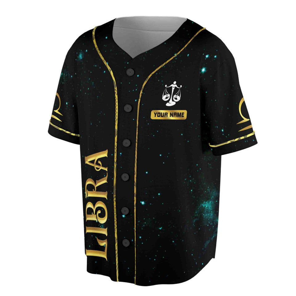 Zodiac Libra Constellation Sky Star Baseball Jersey S-5XL