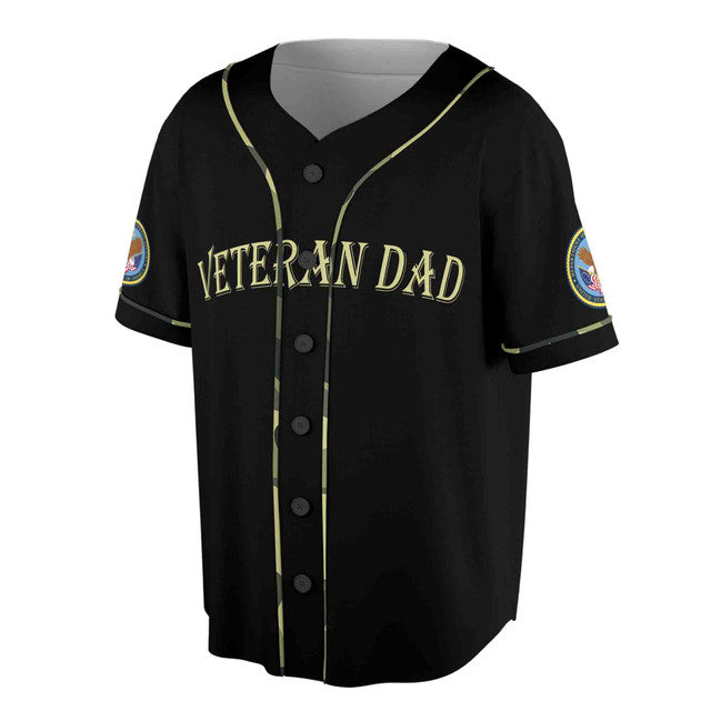 Patriotic Veteran Eagle American Flag Baseball Jersey S-5XL