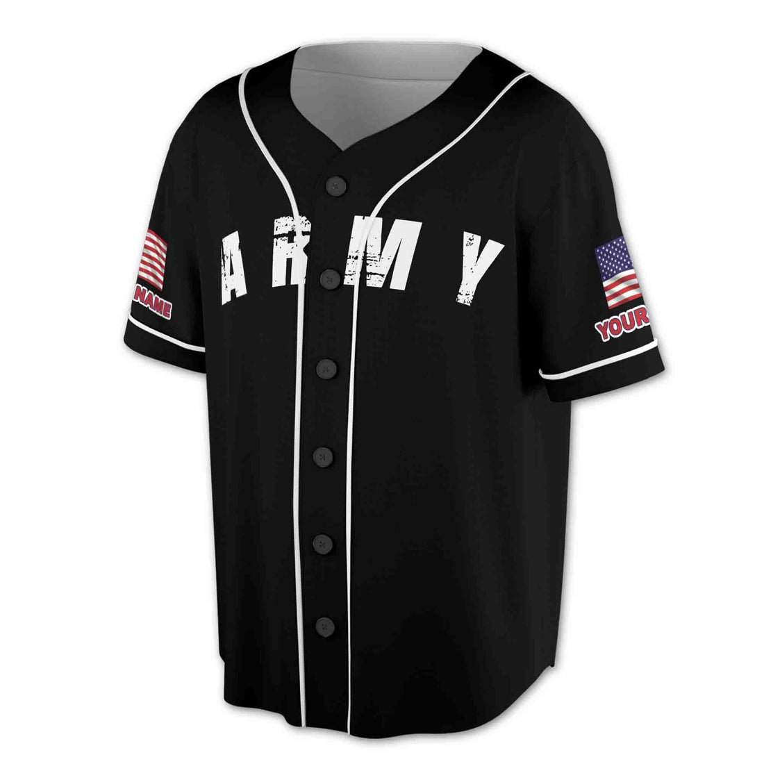 Patriotic Proud To Be Veteran USA Army Baseball Jersey S-5XL