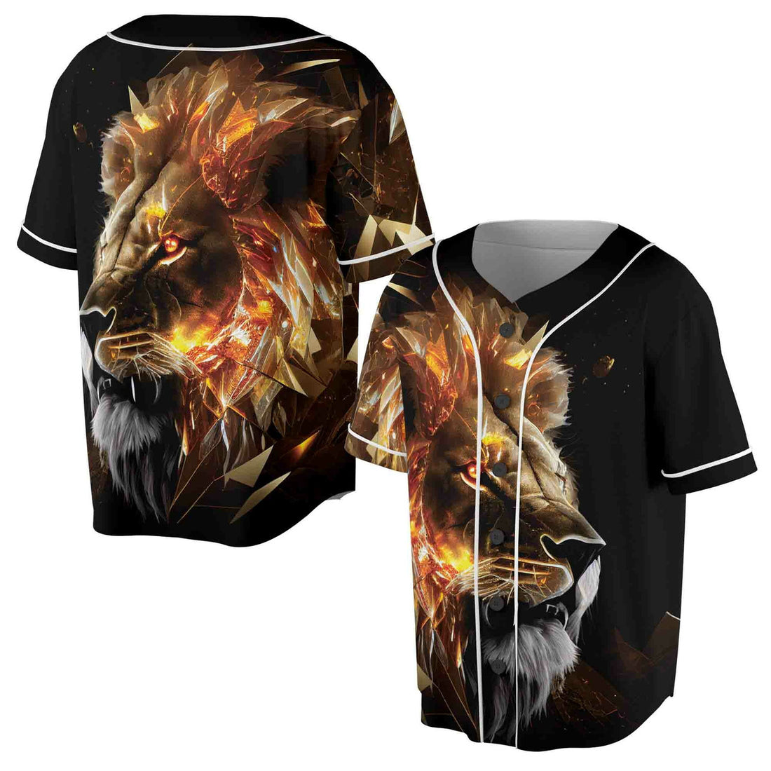 Meteorite Lion Leo Zodiac Birthday Gift Baseball Jersey S-5XL