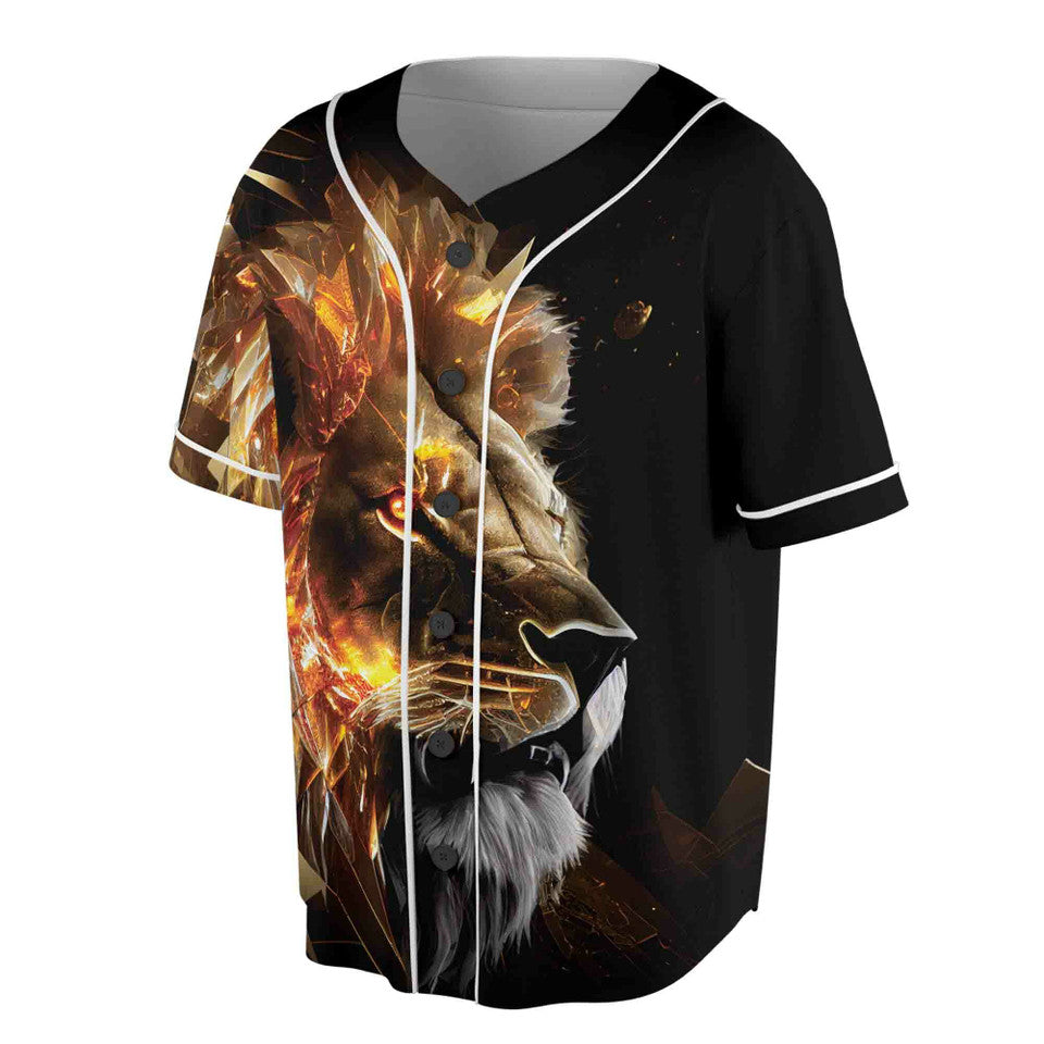 Meteorite Lion Leo Zodiac Birthday Gift Baseball Jersey S-5XL
