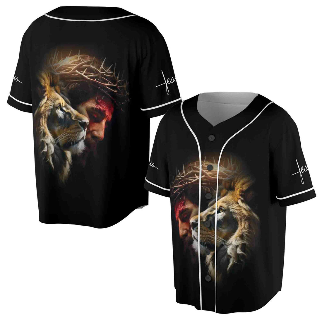 Deep In Your Mind Jesus Lion Baseball Jersey S-5XL