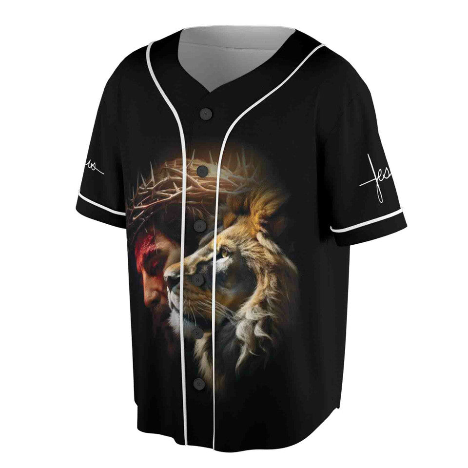 Deep In Your Mind Jesus Lion Baseball Jersey S-5XL