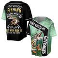 Pike Fishing Go Fishing Baseball Jersey S-5XL