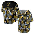 Freemasonry Master Mason Floral Baseball Jersey S-5XL