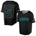 Symbol Zodiac Constellation Scorpio Star Baseball Jersey S-5XL
