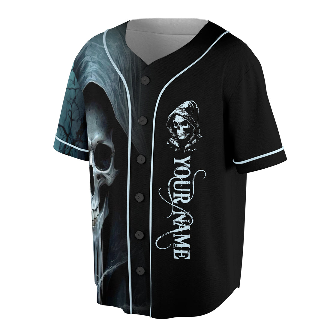 Custom Name Skull I Can Fix Stupid But It's Gonna Hurt Baseball Jersey S-5XL
