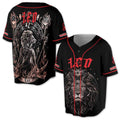Zodiac Constellation Leo On Flame Hard Fire Baseball Jersey S-5XL