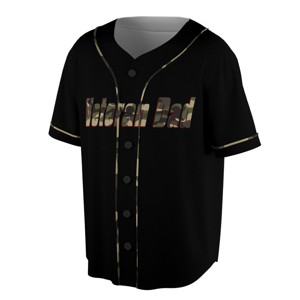 Veteran Dad Most People Never Meet Their Heroes Baseball Jersey S-5XL