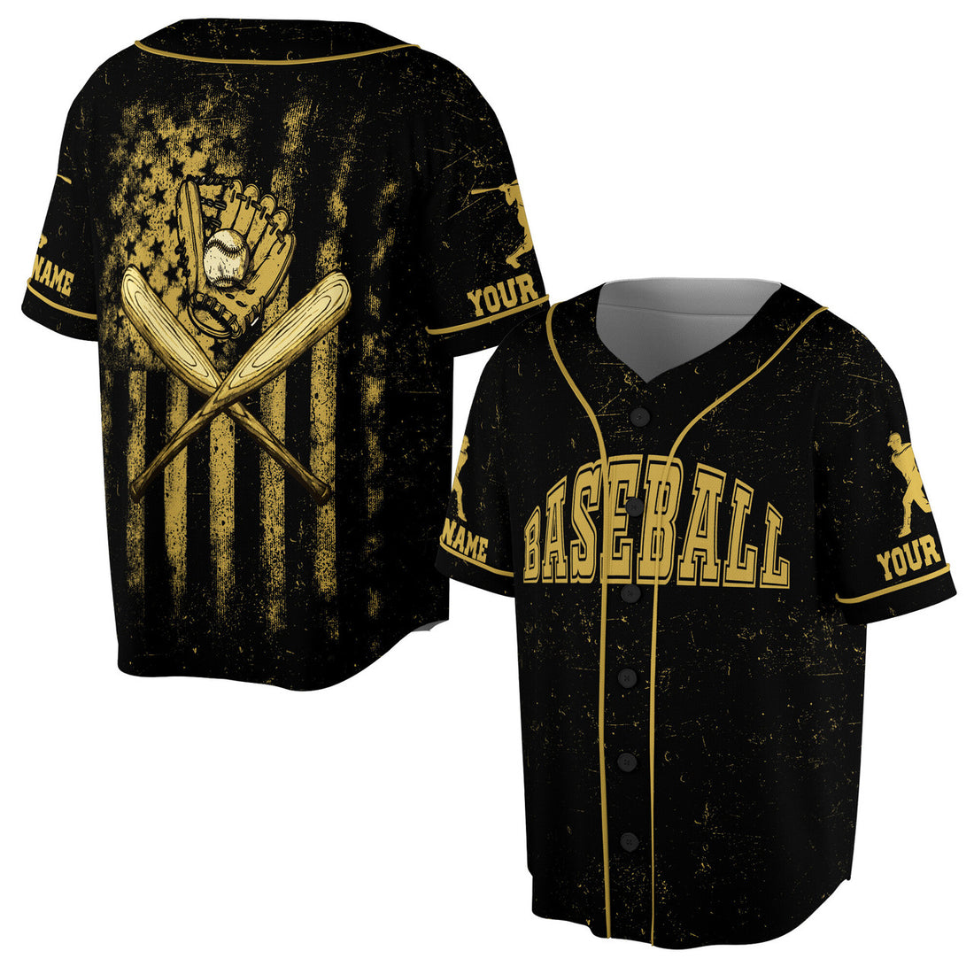 Custom Name Retro Baseball Player Jersey Baseball Jersey S-5XL