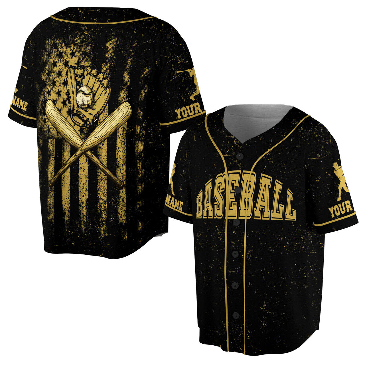 Custom Name Retro Baseball Player Jersey Baseball Jersey S-5XL