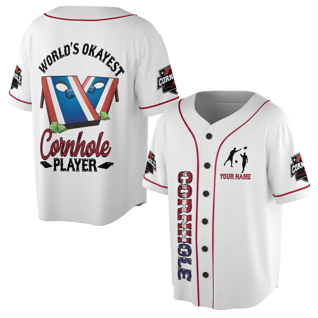 Custom Name Color Spatter Skull Baseball Jersey k3 S-5XL