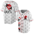 Custom Name Karate Japan Pattern Baseball Jersey S-5XL