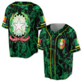 Green Repvbblica Italiana Italy Coat Of Arms Baseball Jersey S-5XL