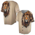 Vintage Lion Heart Lion Lover Gift Baseball Jersey S-5XL